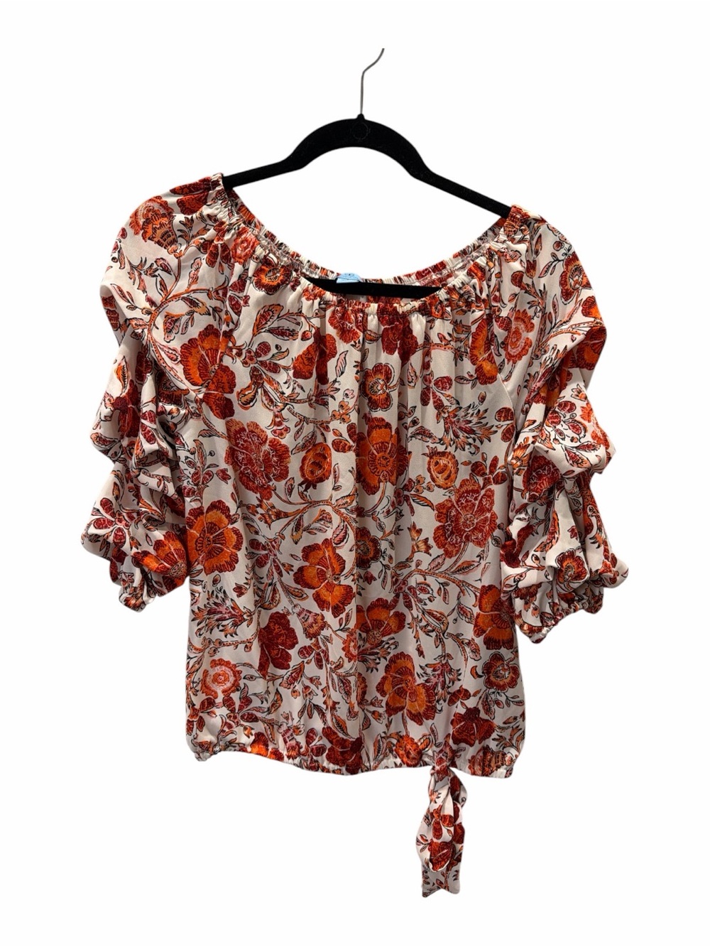 Cece Off The shoulder floral blouse Size s